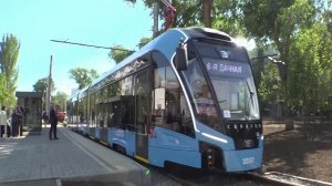 В Саратове стартовало движение по отремонтированному участку самой протяженной трамвайной линии.