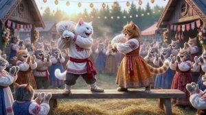 «Калинка-Малинка» [Поют коты]