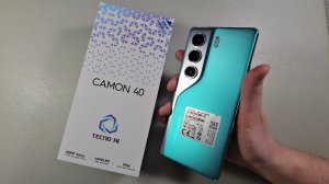ОБЗОР TECNO Camon 40 (CM5) 8/256Gb ПЛЮСЫ И МИНУСЫ