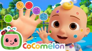 Да Да Песня «Семейная игровая площадка для пальцев» | CoComelon Детские стишки и песни для детей