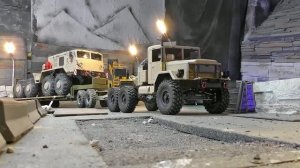 RC машинки🚛 Два крана спасают экскаватор! Видео детям
