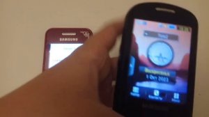 Samsung GT-C3510 vs Samsung GT-S5230 будильник и ходящий вызов
