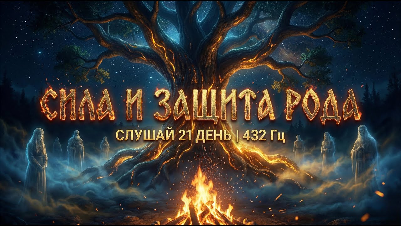 СИЛА И ЗАЩИТА РОДА — Славянская Мантра Силы [432 Hz] | ANCESTRAL POWER - Slavic Shamanic Chant смотреть онлайн