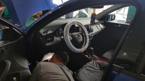 Skoda Rapid/ 1.6 MPI/ установка газа/ пример комплектации ГБО
