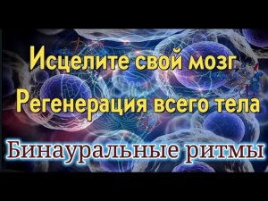 1000 Гц Бинауральные ритмы  | Исцелите свой мозг | Регенерация всего тела | Бинауральная медитация