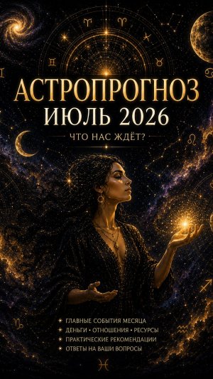 ✨ #астропрогноз на ИЮЛЬ 2026 ✨