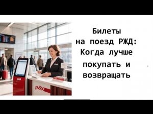 Билеты на поезд РЖД: когда лучше покупать или делать возврат, сезонные тарифы, невозвратные билеты