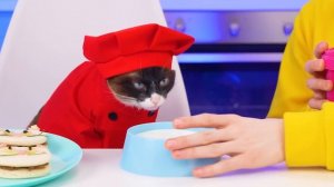 Кулинарный Челлендж# Я против Бабушки с Котиком # Смешные Челленджи от Multi DO Smile