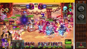 Максимальная Ясмин vs максимальный Корвус - Хроники Хаоса (Hero Wars)