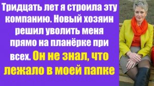 Истории из жизни | Аудио рассказы | Тридцать лет я строила эту компанию. Новый  | Жизненные истории