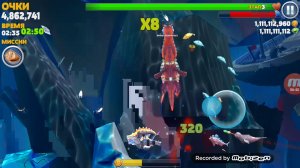 Hungry Shark Evolution взлом (1) серия огромные рекорды и обзор лео (лиоплеародон)