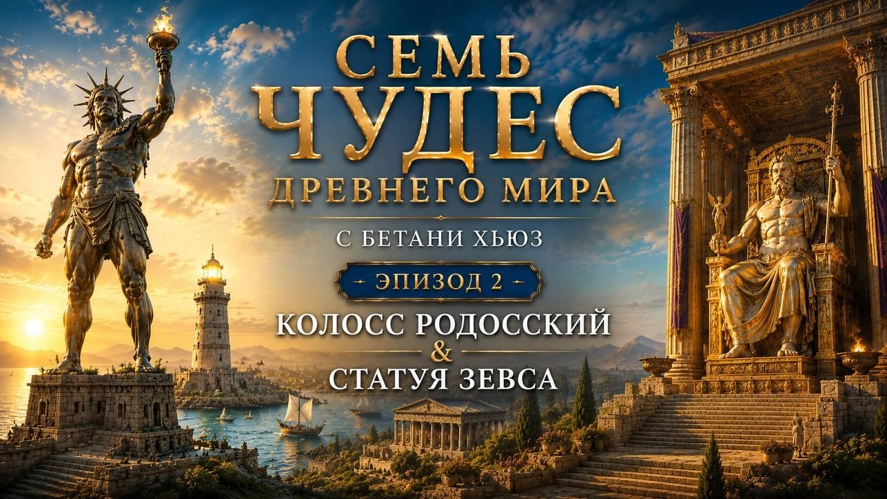 7 чудес древнего мира с Беттани Хьюз. Эпизод 2. Колосс Родосский и статуя Зевса в Олимпии смотреть онлайн