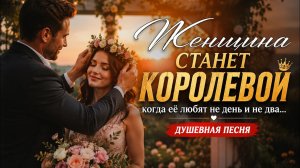 ЖЕНЩИНА СТАНЕТ КОРОЛЕВОЙ 💖 Когда её любят не день и не два | Душевная песня #душевнаяпесня #любовь