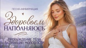 НАПОЛНЯЮСЬ ЗДОРОВЬЕМ 🌿 Аффирмация для омоложения, восстановления и жизненной силы