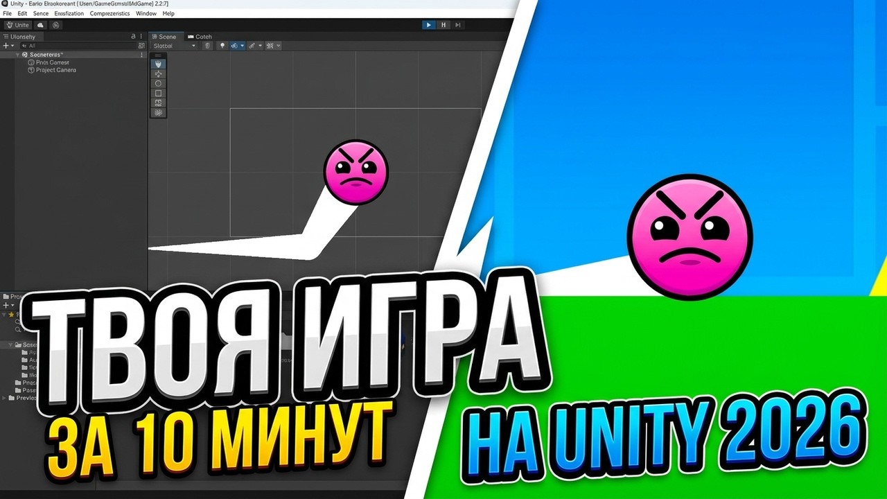 Твоя первая игра на Unity с нуля за 10 минут в 2026 смотреть онлайн