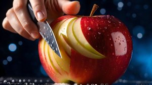 ИИ АСМР: ASMR: Нарезаем кристальную гранатовую мякоть 🌶️ | Хрустящий звук для сна и расслабления