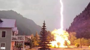 Гнев природы, заснятый на камеры наблюдения!