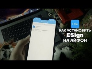 Как скачать esign на айфон в 2026 без пк
