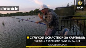 С глухой оснасткой за карпами: тактика азартного вываживания. Алексей Ивашков. Anglers Chronicle