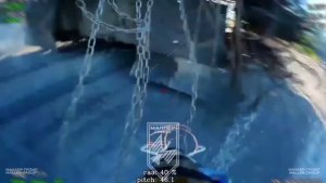Удар FPV-дроном по технике Всу в окрестностях Дружковки 💥🇷🇺👊