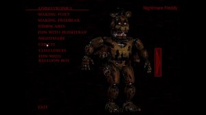 Фнаф 4, скример Кошмариона (Кошмарной Марионетки).
