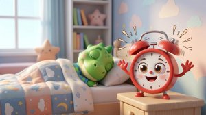 Песенка будильника «тик-так» и веселые песенки | Мультфильм для детей и весёлые приключения
