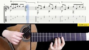 CANON BLOSSOM на Гитаре. Уроки гитары. Ноты и табы для Гитары Sky Guitar
