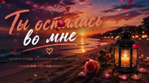 Ты осталась во мне ❤️ | Душевная песня о любви, которую невозможно забыть
