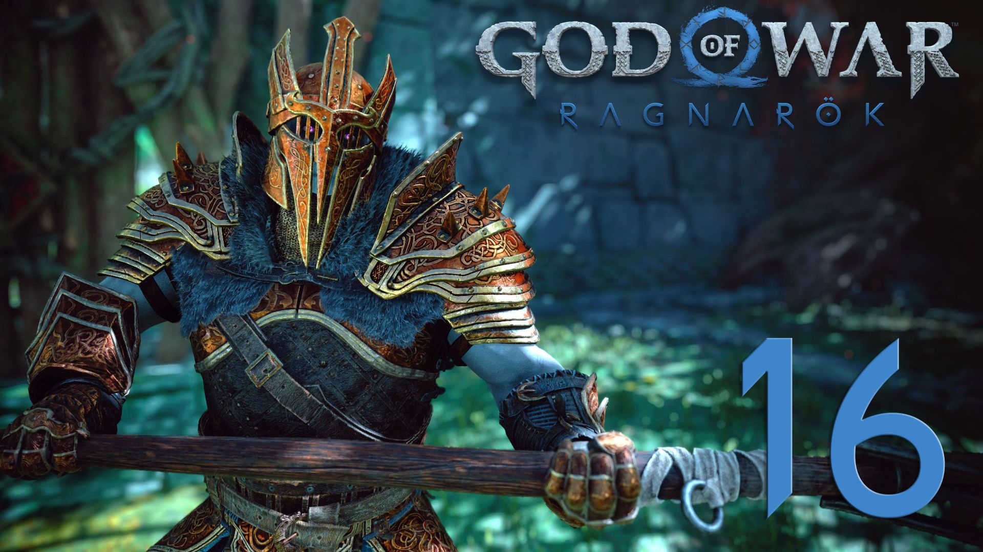 #16 God of War Рагнарёк (К источнику проклятия, Лесной Древний, Гулоны, Заброшенная деревня, Фиске)