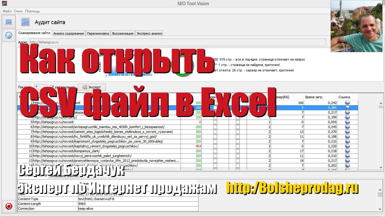 Как открыть файл CSV в Excel смотреть онлайн