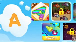 Мультфильм Игра Буква А | Лунтик мультики для малышей | Лунтик смотреть