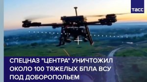 Спецназ «Центра» уничтожил около 100 тяжелых БПЛА ВСУ под Доборопольем