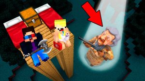 👵🏻ВЫЖИВАЕМ 99 НОЧЕЙ В ЛЕСУ С БАБКОЙ В МАЙНКРАФТ! ШЕДИ MINECRAFT