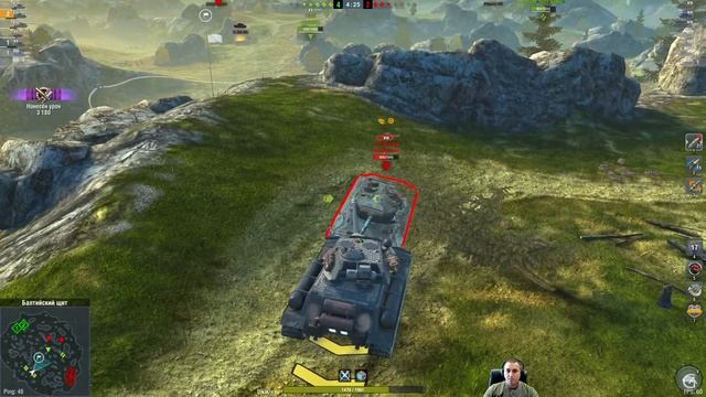 Tanks Blitz сердитый Арес в первый свой  выезд мастер и редли