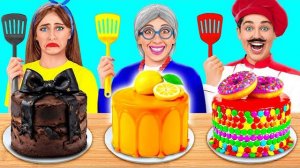 Кулинарный Челлендж_ Я против Бабушки _ Вкусные Кулинарные Хитрости от Jelly DO Challenge