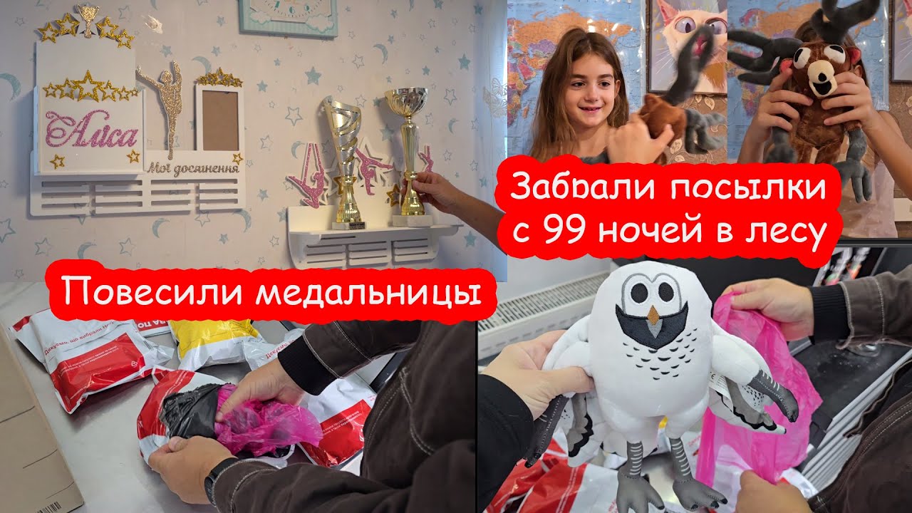 VLOG Алиска заказала через интернет что то и мы привезли ей её посылки смотреть онлайн