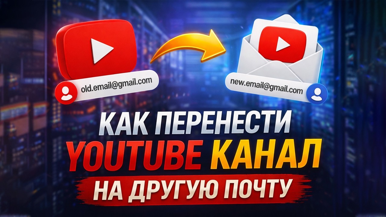 Как перенести YouTube канал на другую почту | Transfer YouTube Channel to Another Google Account смотреть онлайн