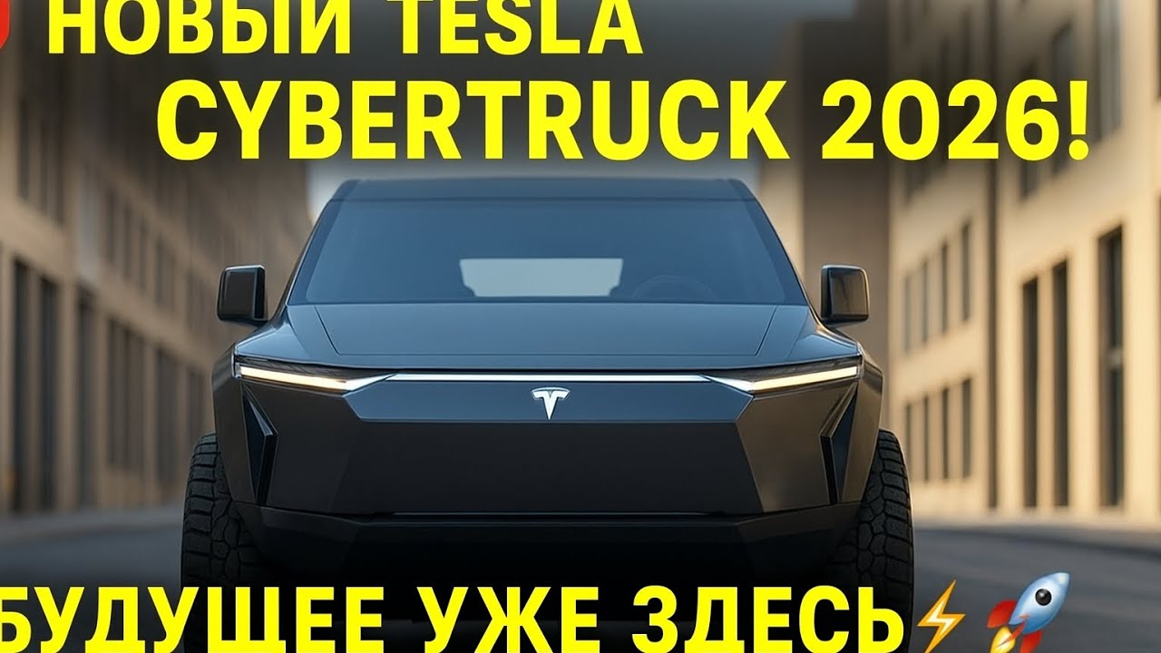 💥 TESLA CYBERTRUCK 2026 — МОНСТР, КОТОРОГО ВСЕ ЖДАЛИ! смотреть онлайн