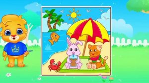 Детский развивающий мультфильм, пазлы, головоломка