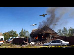 60 Беспилотников Атаковали Подмосковье / Пострадали мирные жители