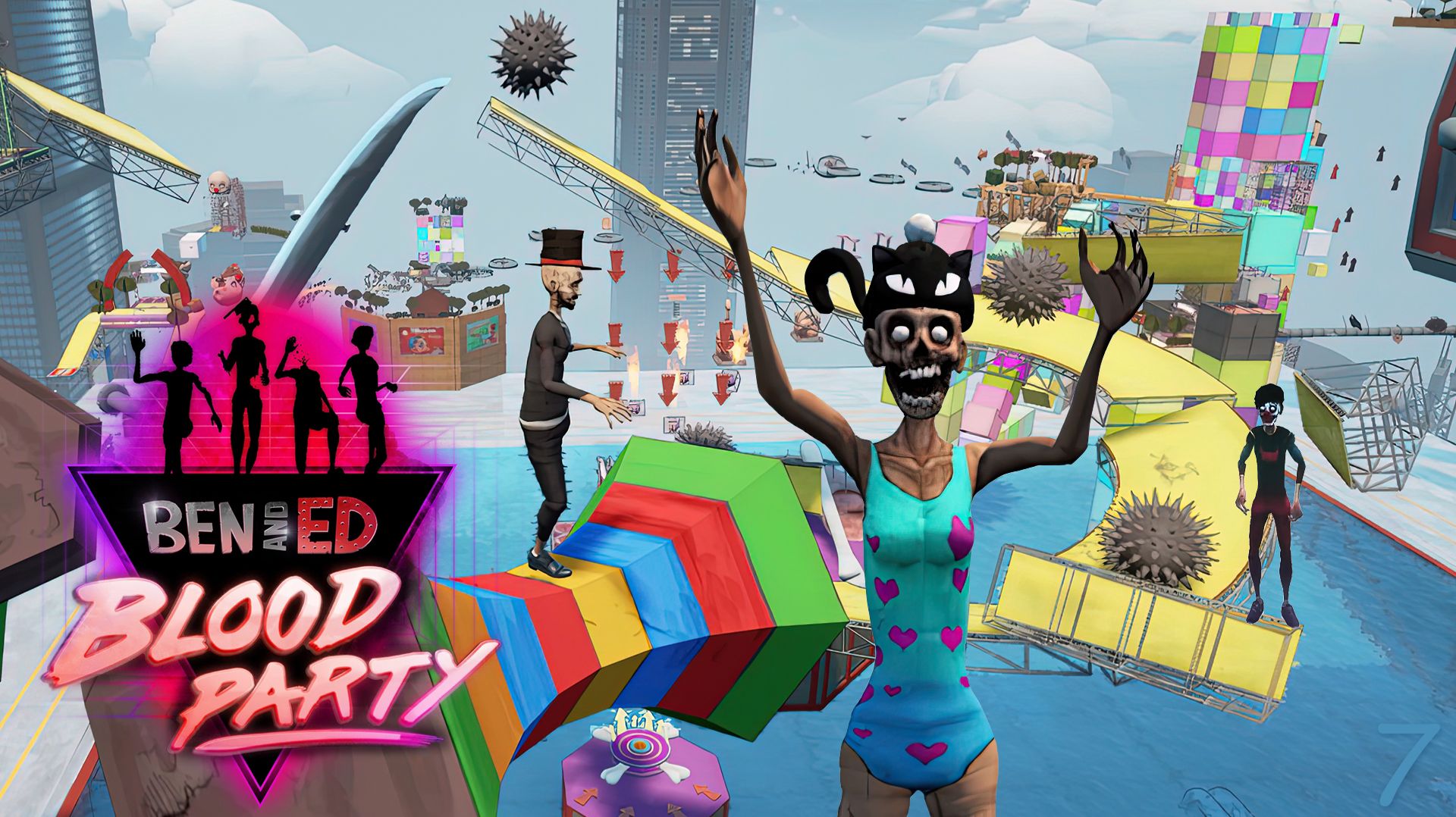 Сходим с ума в сложных уровнях – Ben and Ed: Blood Party #7