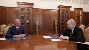 Владимир Путин с губернатором Калининградской области Алексеем Беспрозванных, Кремль, 2 июля 2026