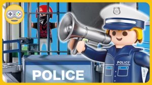 Полиция Playmobil * Погоня за преступниками на машинах и мотоциклах * Плеймобил игра на Kids PlayBox