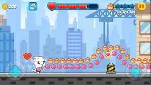 Том Бег за Конфетами Talking Tom Candy Run #2 Играем Анджелой (уровни 11-16) Детское игровое Видео