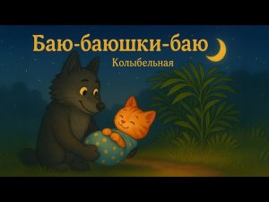 Баю-баюшки-баю, не ложися на краю. Колыбельная для детей.