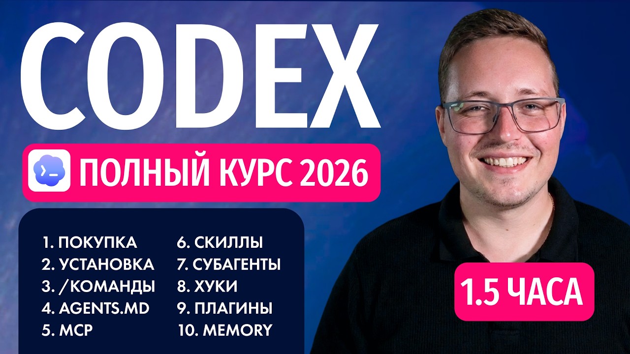 Самый полный гайд по Codex от OpenAI (бесплатный курс на 1.5 часа) смотреть онлайн