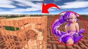 НОВАЯ LILY SPRUNKI ПРОТИВ SCP-096 И BIG TOWER В ЛАБИРИНТЕ! | Garry's Mod