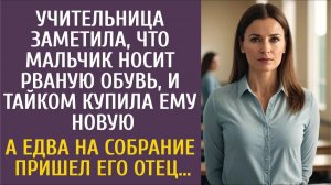 Истории из жизни Учительница заметила, что мальчик носит рваную обувь, и тайком купила ему новую…