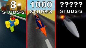 СРАВНЕНИЕ СКОРОСТИ В ROBLOX! 🏃♂️➡️ Самая быстрая вещь во всех режимах Роблокс