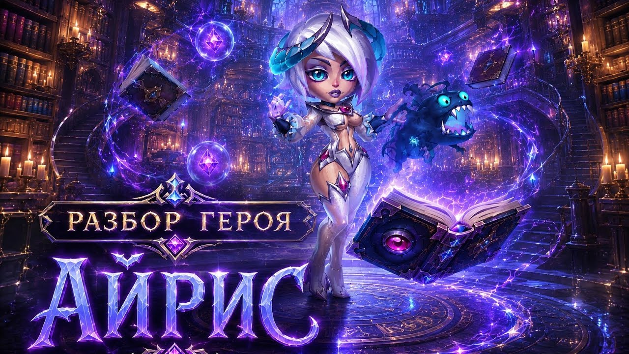 Айрис имба? Полный разбор. С кем ставить. Хроники Хаоса. #HeroWars #HeroWarsMobile #edit